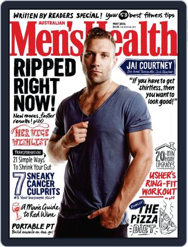 Men's Health Australia April 13th, 2014 Digital Back Issue Cover