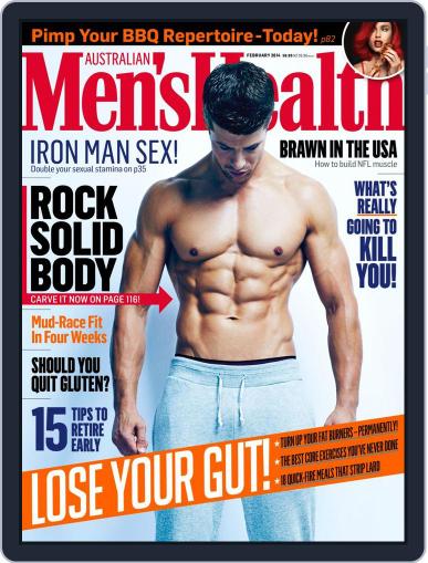 Men's Health Australia January 29th, 2014 Digital Back Issue Cover