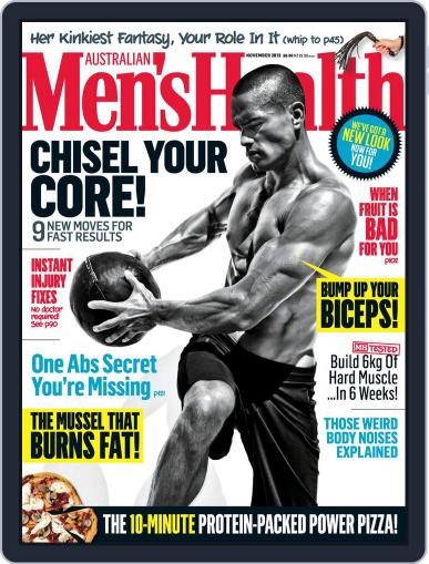 Men's Health Australia October 13th, 2013 Digital Back Issue Cover