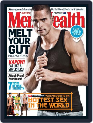 Men's Health Australia August 11th, 2013 Digital Back Issue Cover
