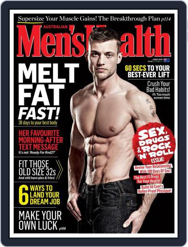 Men's Health Australia May 12th, 2013 Digital Back Issue Cover