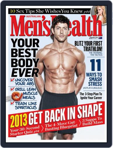 Men's Health Australia December 14th, 2012 Digital Back Issue Cover