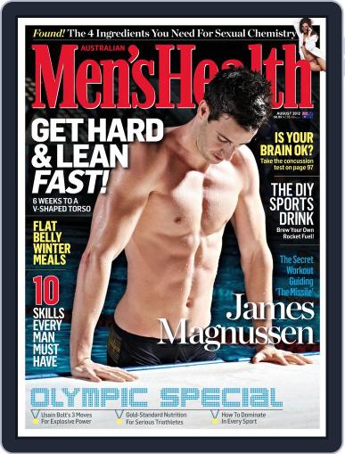 Men's Health Australia August 4th, 2012 Digital Back Issue Cover