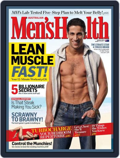 Men's Health Australia March 1st, 2012 Digital Back Issue Cover