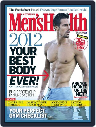 Men's Health Australia January 1st, 2012 Digital Back Issue Cover