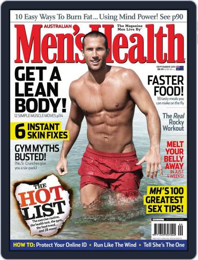 Men's Health Australia September 1st, 2011 Digital Back Issue Cover