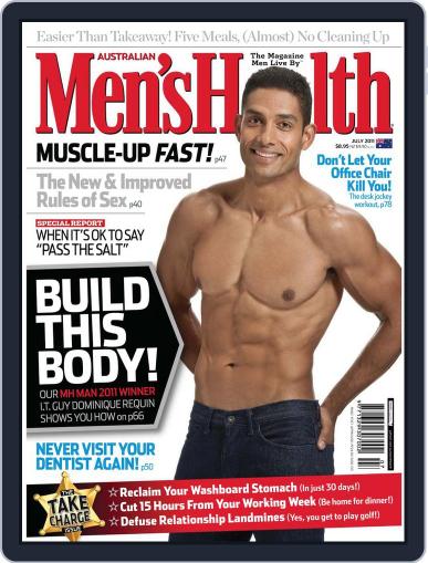 Men's Health Australia June 14th, 2011 Digital Back Issue Cover