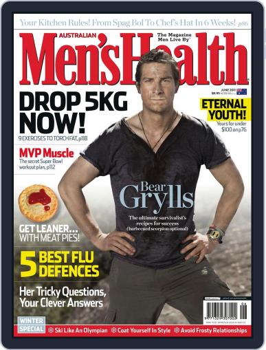 Men's Health Australia June 1st, 2011 Digital Back Issue Cover