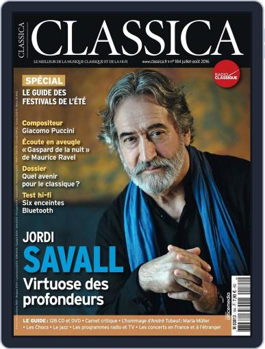 Classica June 30th, 2016 Digital Back Issue Cover