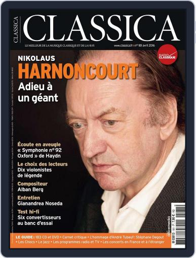 Classica March 24th, 2016 Digital Back Issue Cover