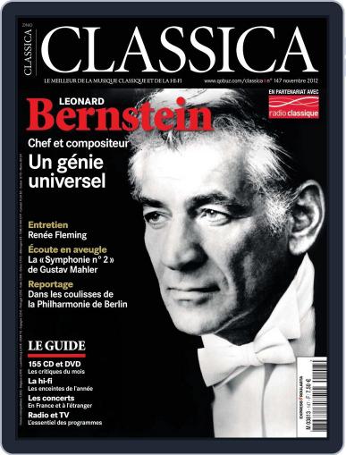 Classica October 24th, 2012 Digital Back Issue Cover