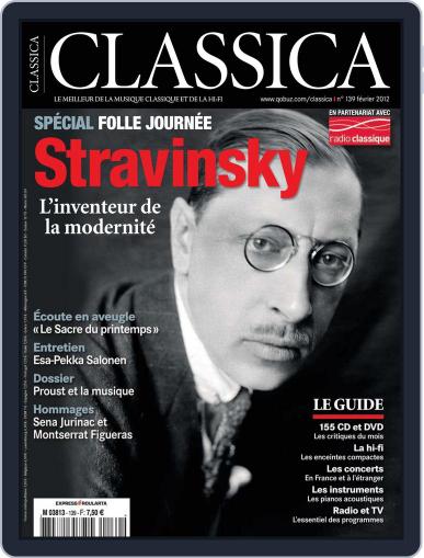 Classica January 30th, 2012 Digital Back Issue Cover