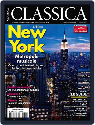 Classica February 23rd, 2011 Digital Back Issue Cover