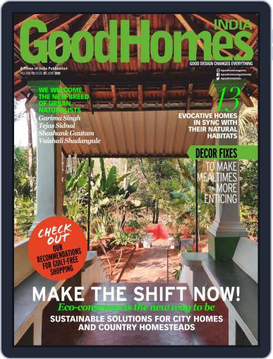 GoodHomes India June 1st, 2020 Digital Back Issue Cover