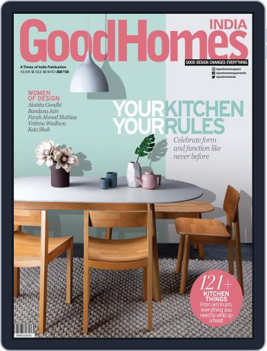 GoodHomes India March 1st, 2020 Digital Back Issue Cover