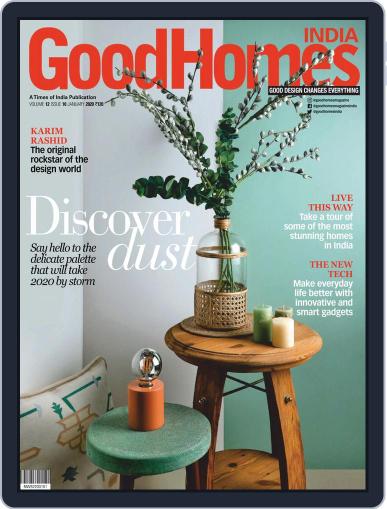 GoodHomes India January 1st, 2020 Digital Back Issue Cover
