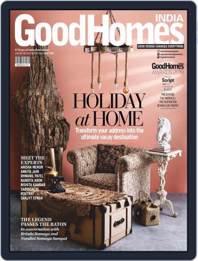 GoodHomes India November 1st, 2019 Digital Back Issue Cover