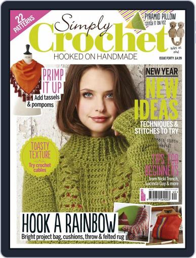 Simply Crochet January 7th, 2016 Digital Back Issue Cover