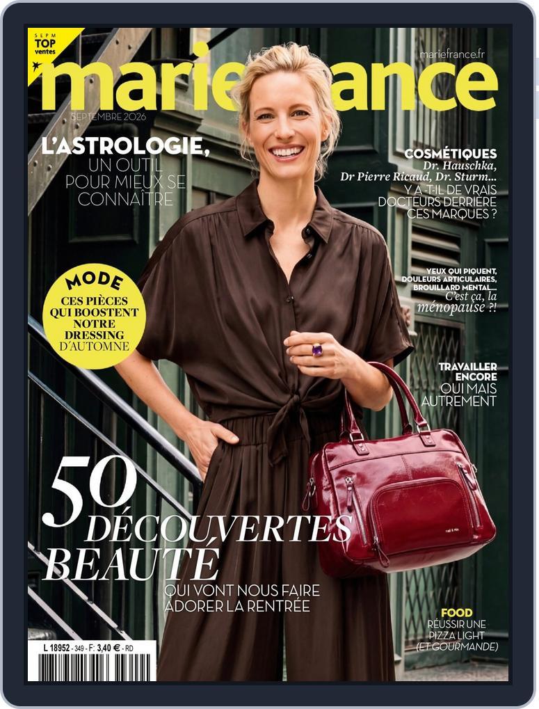 Marie France (Digital) Subscription                    September 1st, 2026 Issue