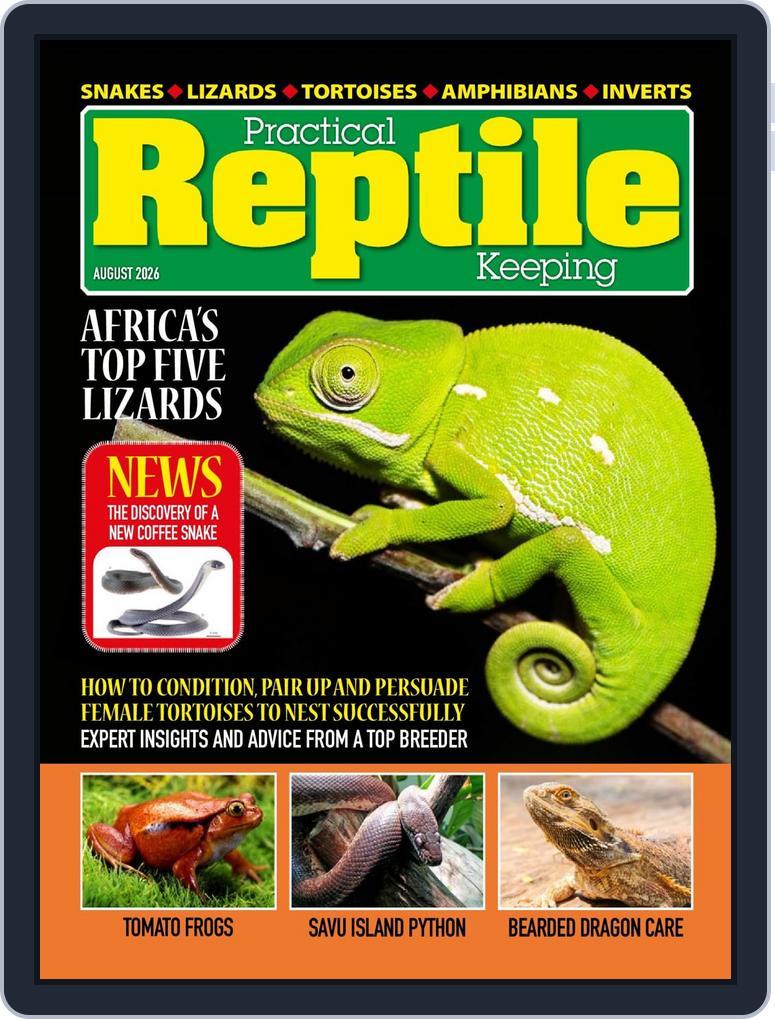 Practical Reptile Keeping (Digital) Subscription                    August 1st, 2026 Issue