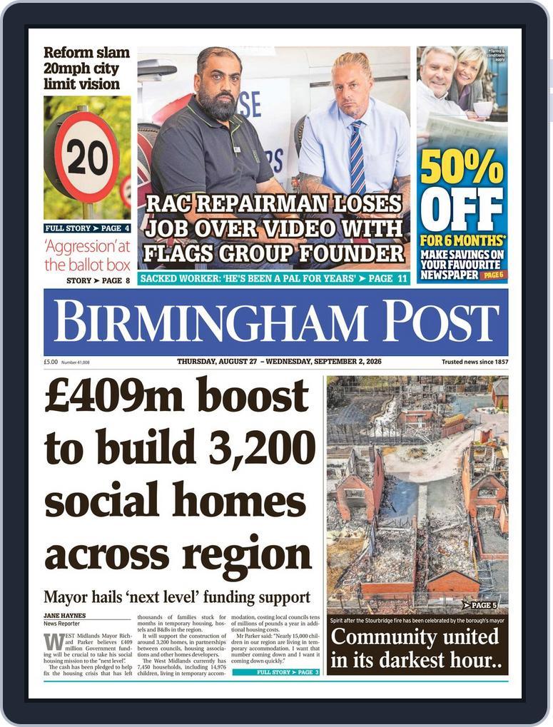Birmingham Post (Digital) Subscription