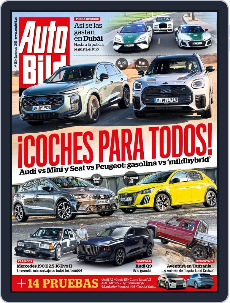 Auto Bild España (Digital) Subscription                    September 1st, 2026 Issue