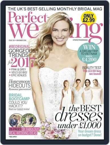 Perfect Wedding November 1st, 2016 Digital Back Issue Cover