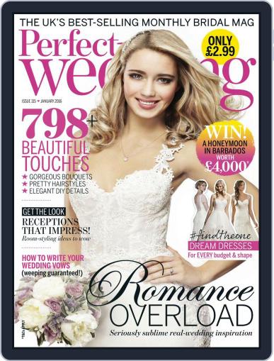 Perfect Wedding January 1st, 2016 Digital Back Issue Cover