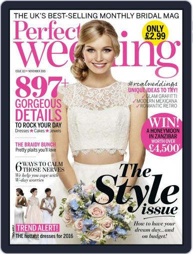 Perfect Wedding November 1st, 2015 Digital Back Issue Cover