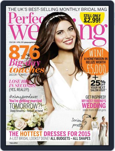 Perfect Wedding March 18th, 2015 Digital Back Issue Cover