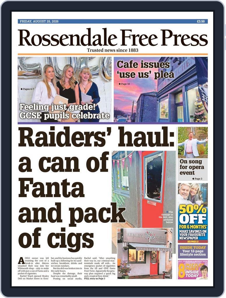 Rossendale Free Press (Digital) Subscription
