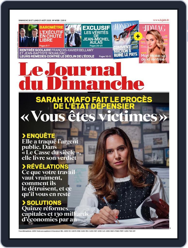 Le Journal du dimanche (Digital) Subscription                    August 30th, 2026 Issue
