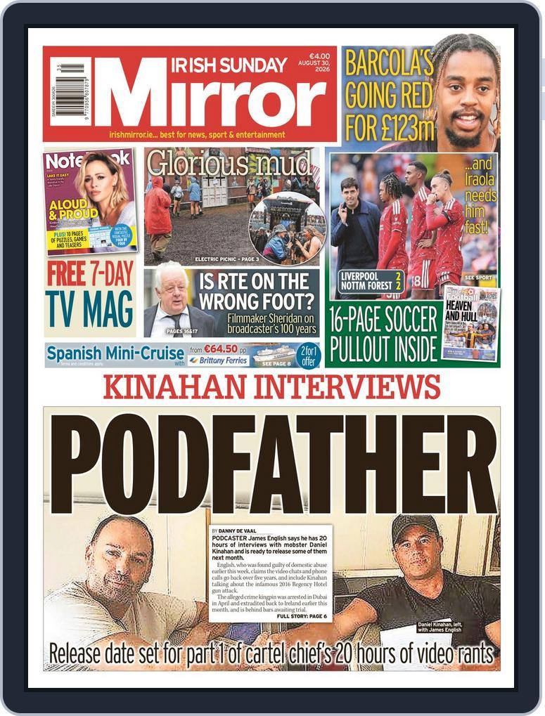 Irish Sunday Mirror (Digital) Subscription