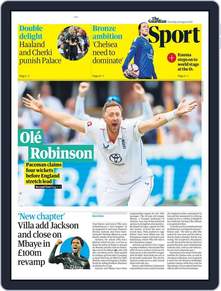 Guardian - Sport (Digital) Subscription