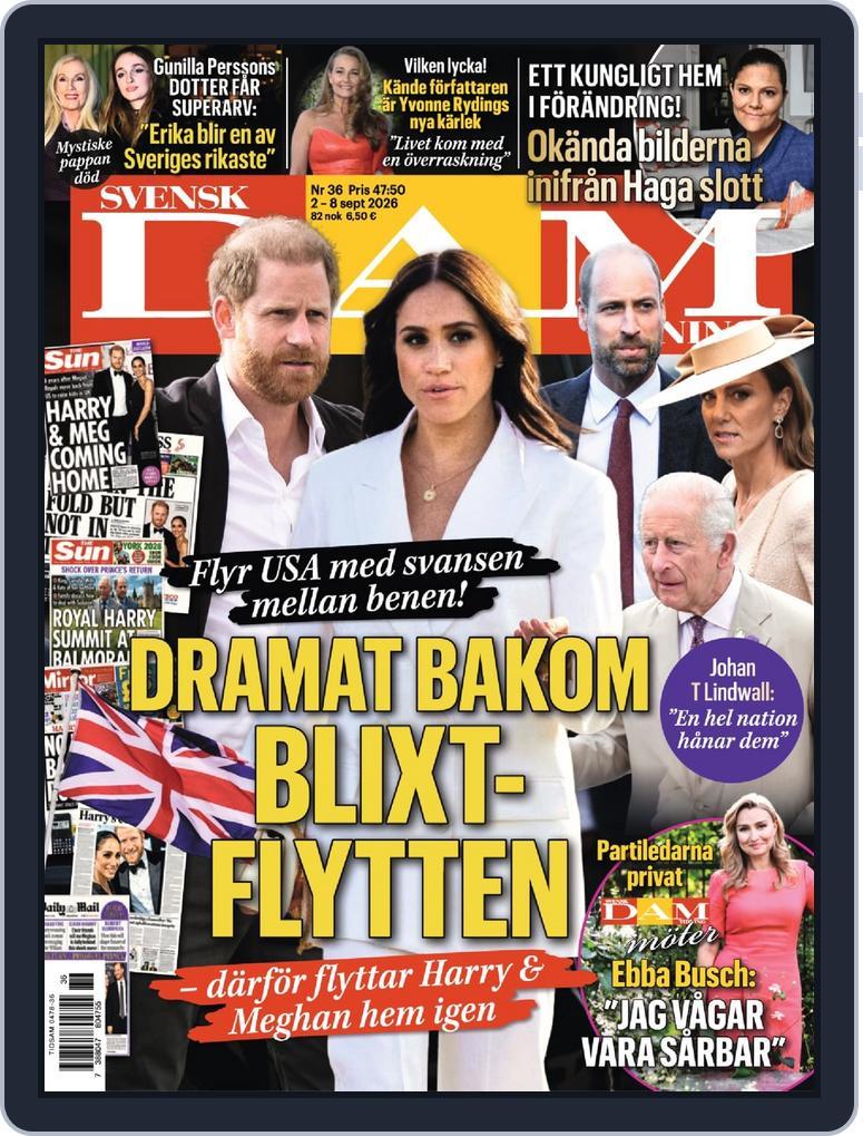 Svensk Damtidning (Digital) Subscription                    August 31st, 2026 Issue