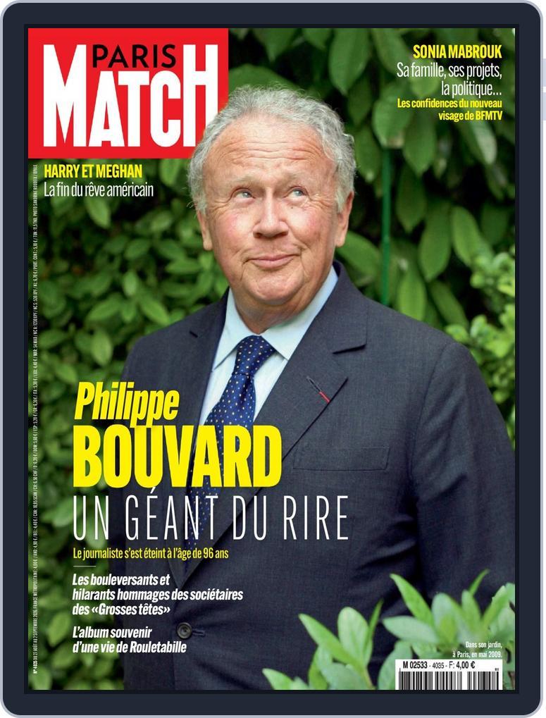 Paris Match (Digital) Subscription                    August 27th, 2026 Issue