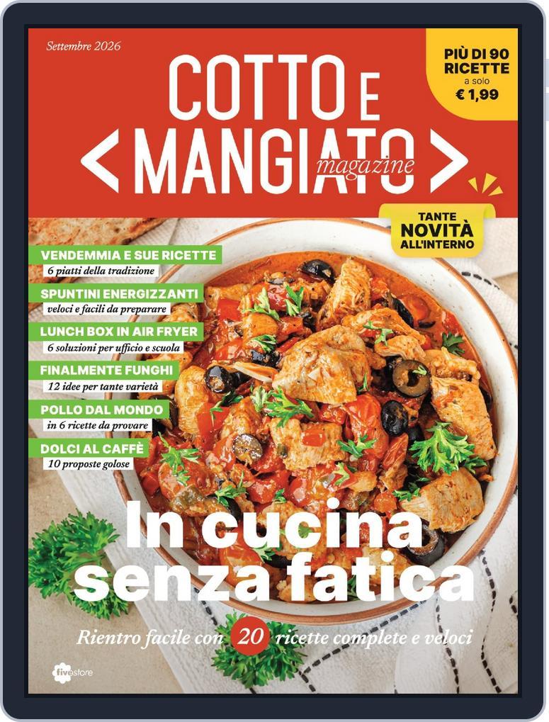 Cotto e Mangiato (Digital) Subscription                    September 1st, 2026 Issue