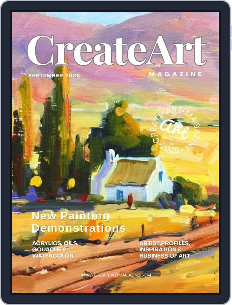 Create Art (Digital) Subscription                    September 1st, 2026 Issue