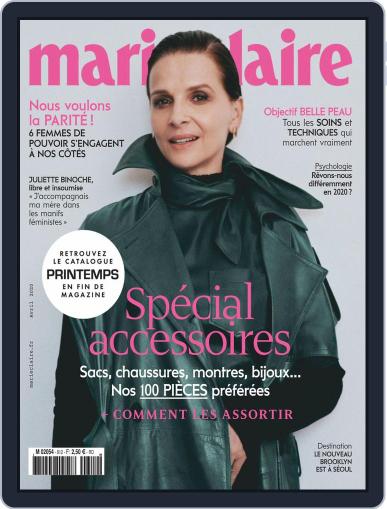 Marie Claire - France April 1st, 2020 Digital Back Issue Cover