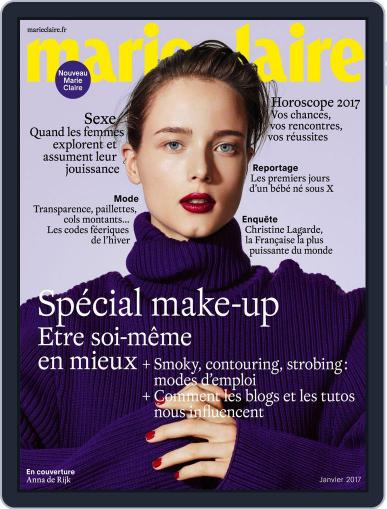Marie Claire - France January 1st, 2017 Digital Back Issue Cover