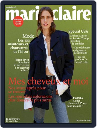 Marie Claire - France November 1st, 2016 Digital Back Issue Cover