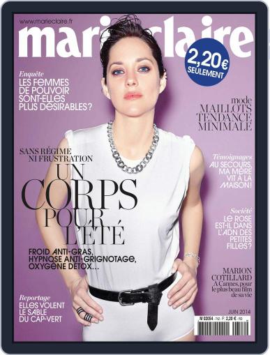 Marie Claire - France May 6th, 2014 Digital Back Issue Cover