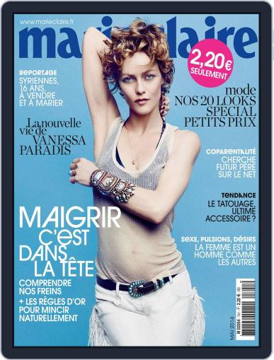 Marie Claire - France April 3rd, 2014 Digital Back Issue Cover