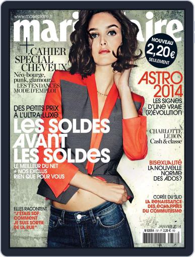 Marie Claire - France December 4th, 2013 Digital Back Issue Cover
