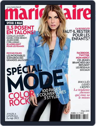 Marie Claire - France February 6th, 2013 Digital Back Issue Cover