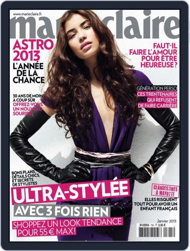 Marie Claire - France December 5th, 2012 Digital Back Issue Cover