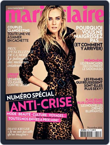 Marie Claire - France October 16th, 2012 Digital Back Issue Cover