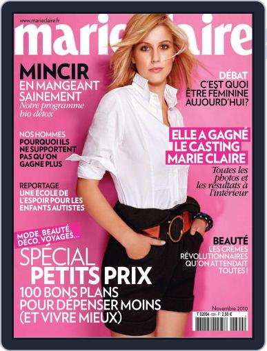 Marie Claire - France October 8th, 2010 Digital Back Issue Cover