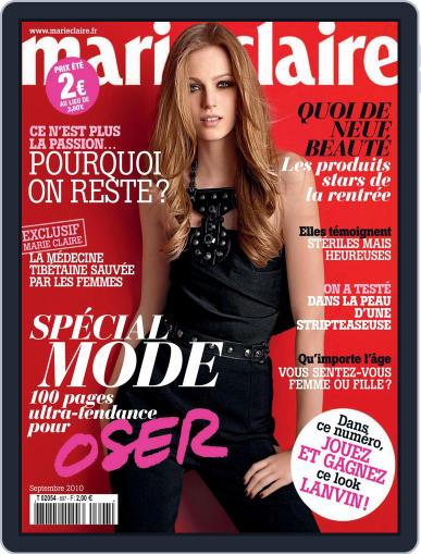 Marie Claire - France August 5th, 2010 Digital Back Issue Cover