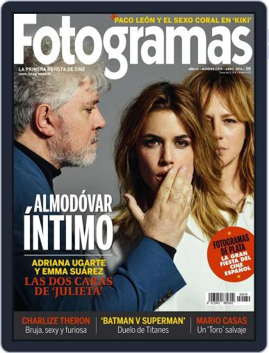 Fotogramas March 22nd, 2016 Digital Back Issue Cover